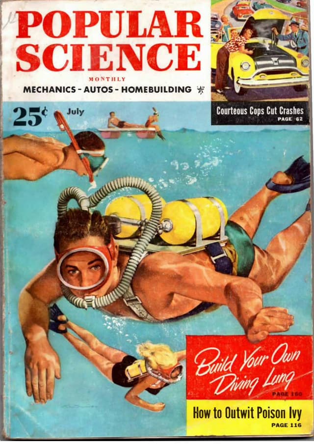 Popular Science July 1953 front cover